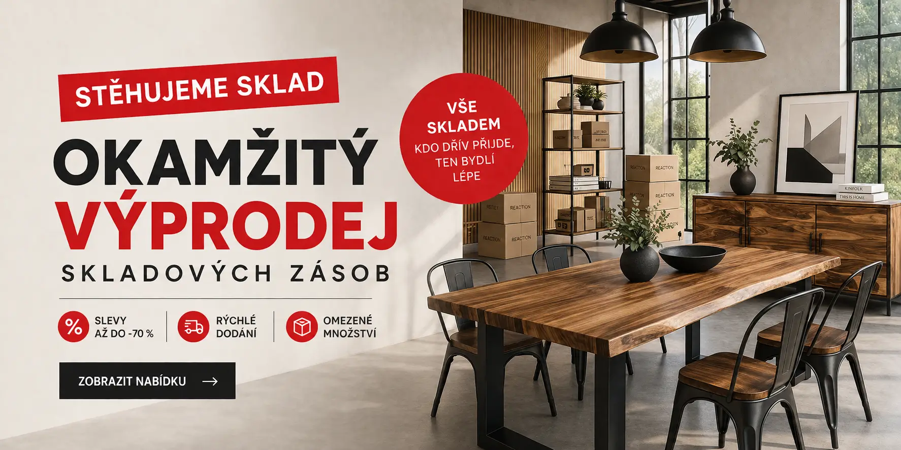 Výprodej skladu