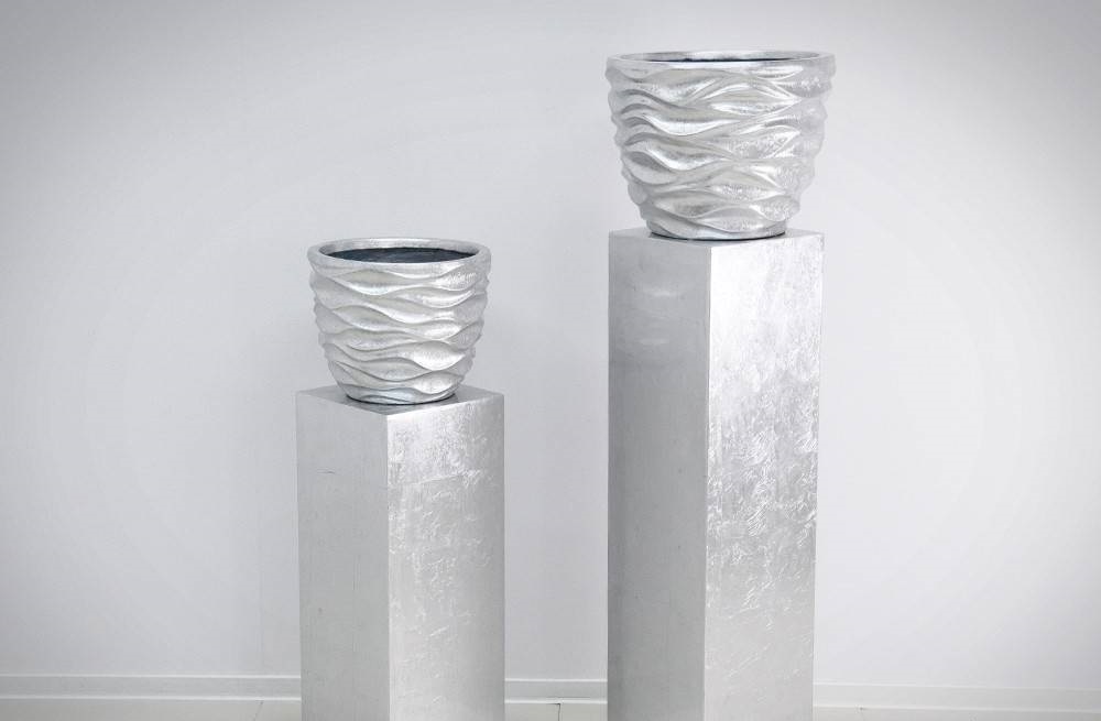 Květináč DENICA SILVER 40