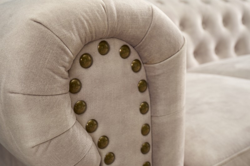 Sedačka CHESTERFIELD 3 CHAMPAGNE