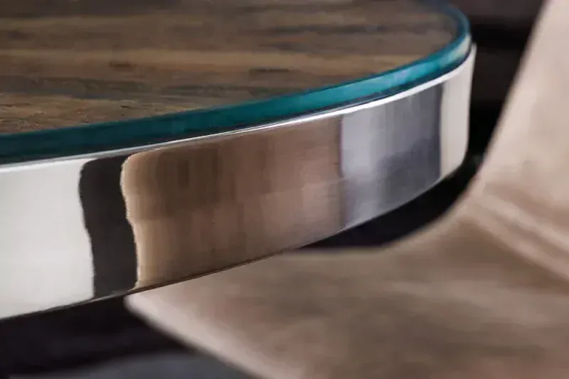 Jídelní stůl Barracuda Round Chrome 120