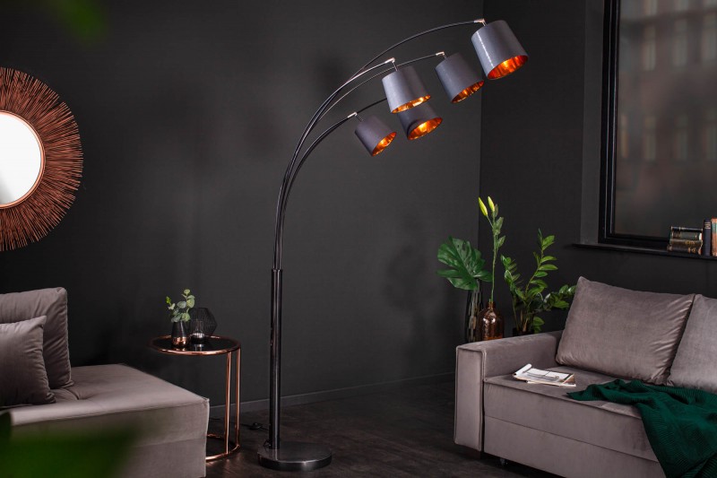 Stojací lampa LEVEL BLACK STAND