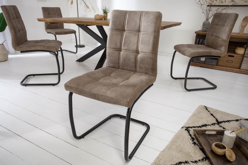 Židle MODERN VINTAGE TAUPE