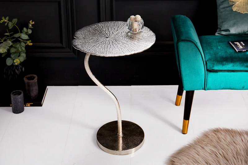 Stolek WATERLILY SILVER