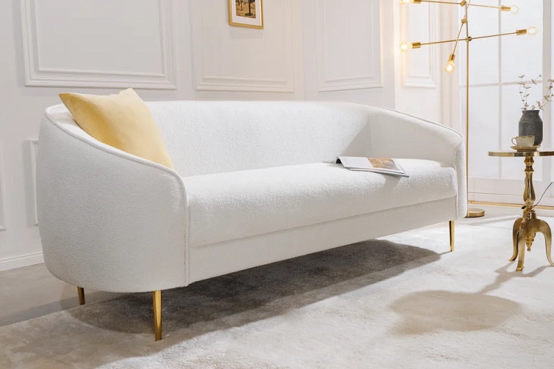 Sedačka DIVO BOUCLE WHITE