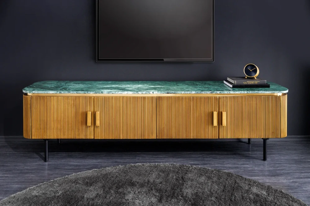 TV stolek Veneziano Gold