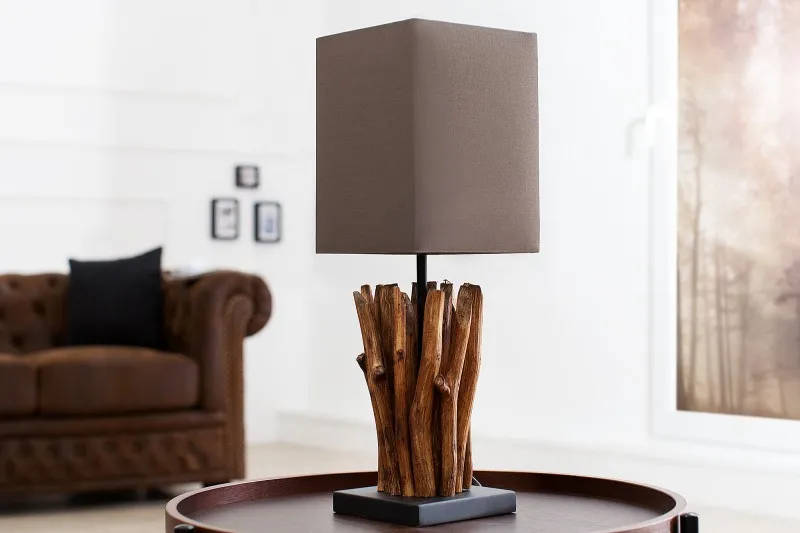 Stolní lampa EUPHOR BROWN