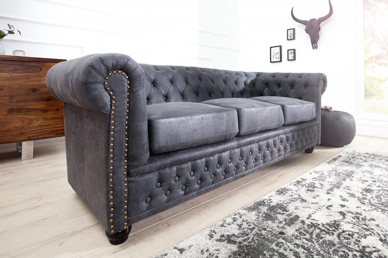 Sedačka CHESTERFIELD 3 GREY