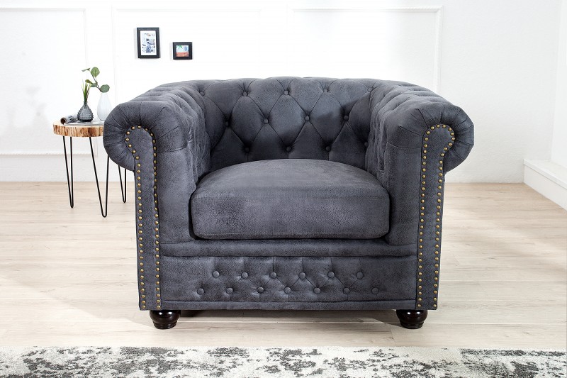 Křeslo CHESTERFIELD GREY