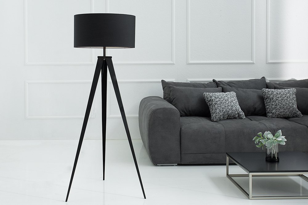Stojací lampa TRIPOD BLACK