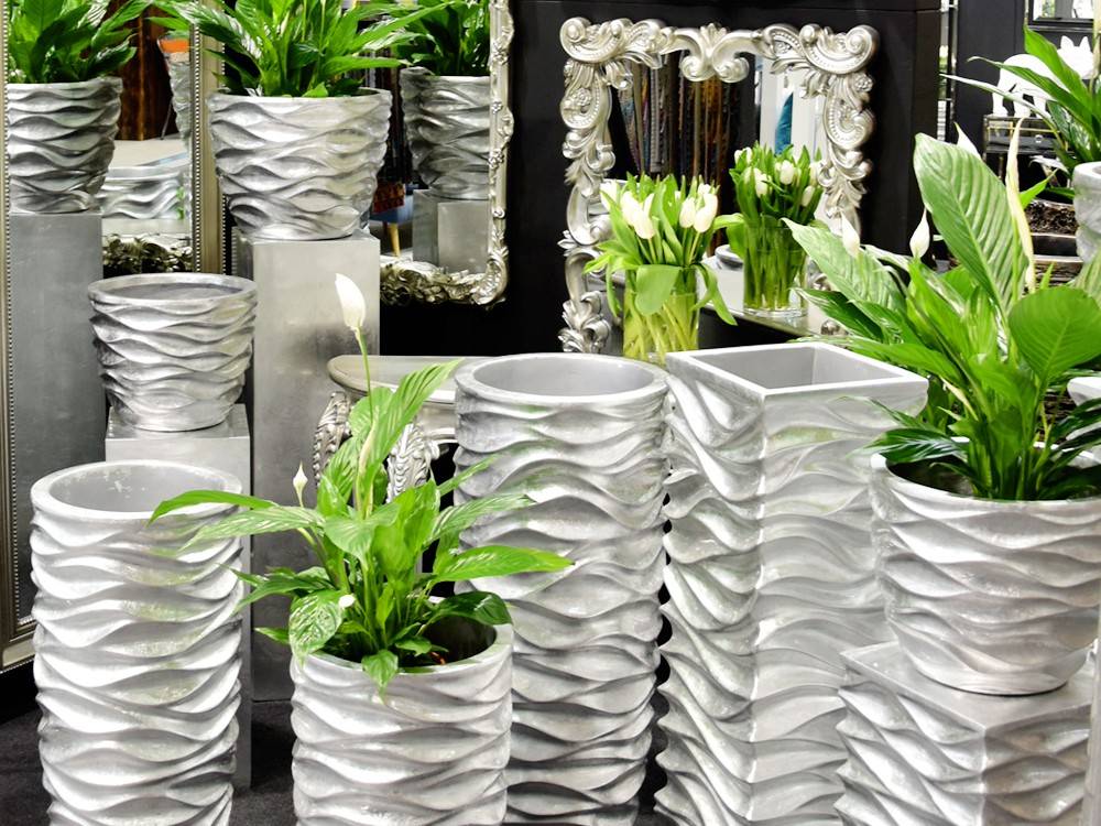 Květináč DENICA SILVER 33