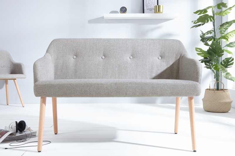 Lavice SCANDINAVIA LIGHT GRAY