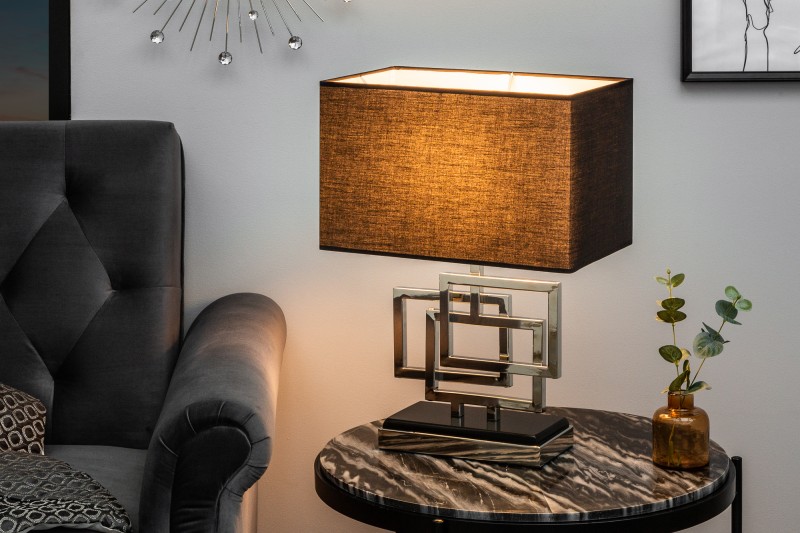 Stolní lampa LENORO SILVER