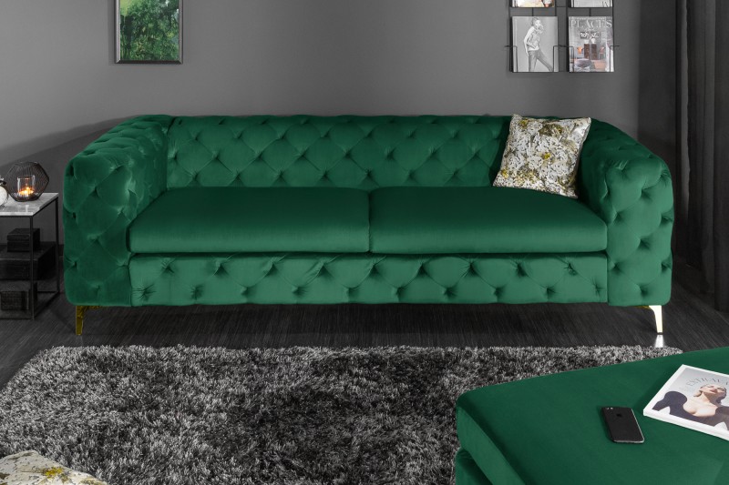 Sedačka MODERN BAROCK SMARAGD