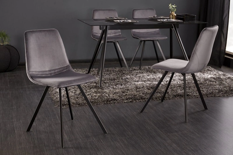 Židle AMBER SAMT GRAY
