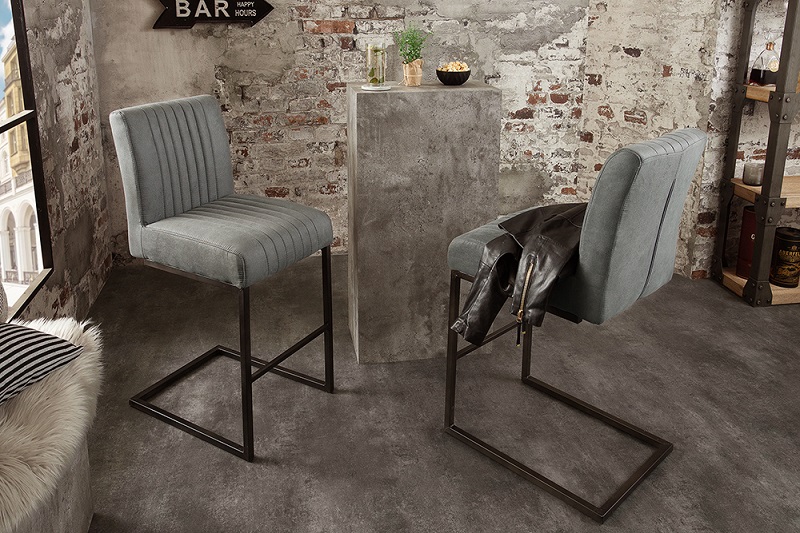 Barová židle ASTON VINTAGE GRAY