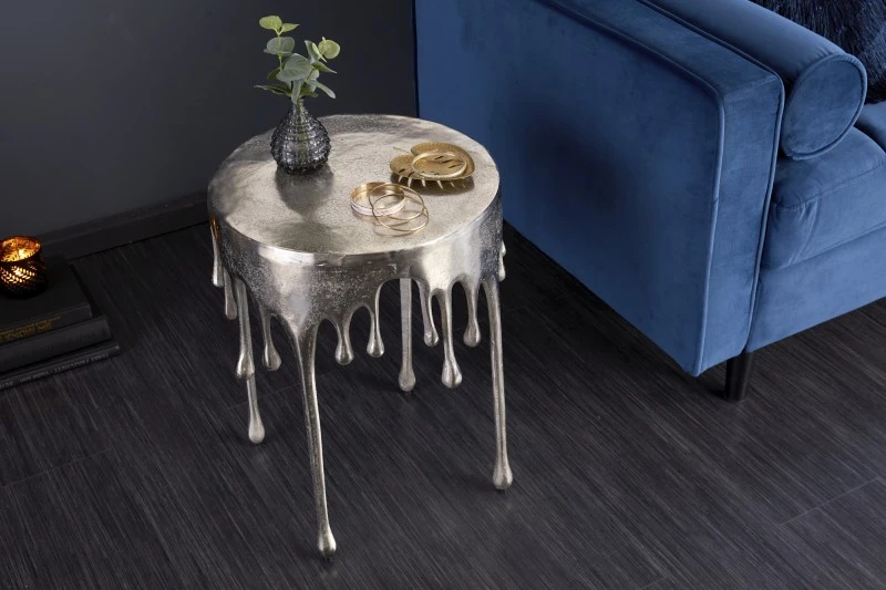 Stolek LIQUIDO SILVER