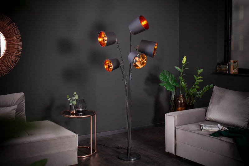 Stojací lampa LEVEL BLACK STAND II