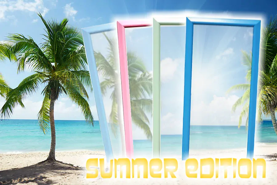 Zrcadlo SUMMER EDITION LIGHT PINK