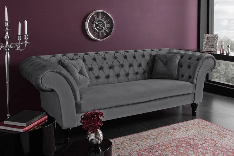 Sedačka CONTESSA SAMT GRAY 2