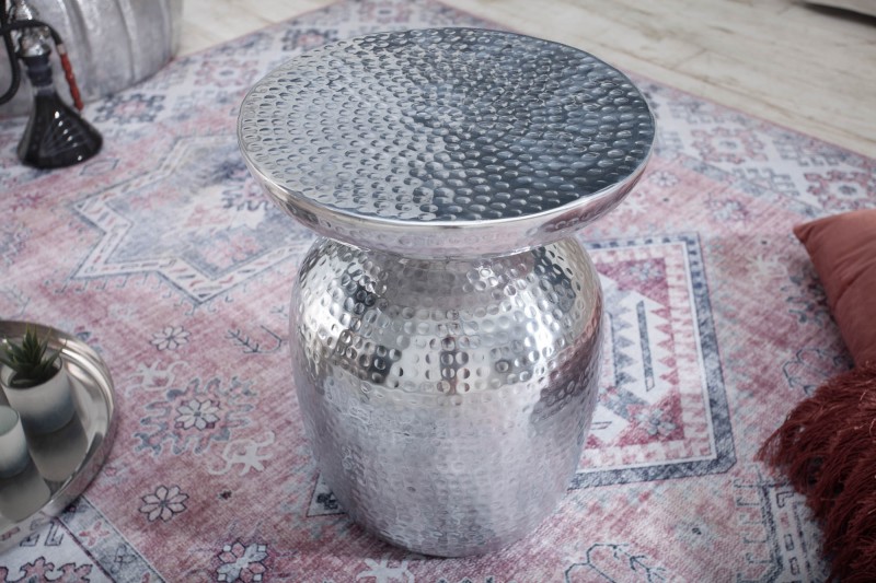Stolek BORNALI SILVER