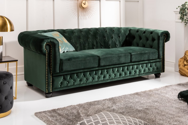 Sedačka CHESTERFIELD SAMT GREEN