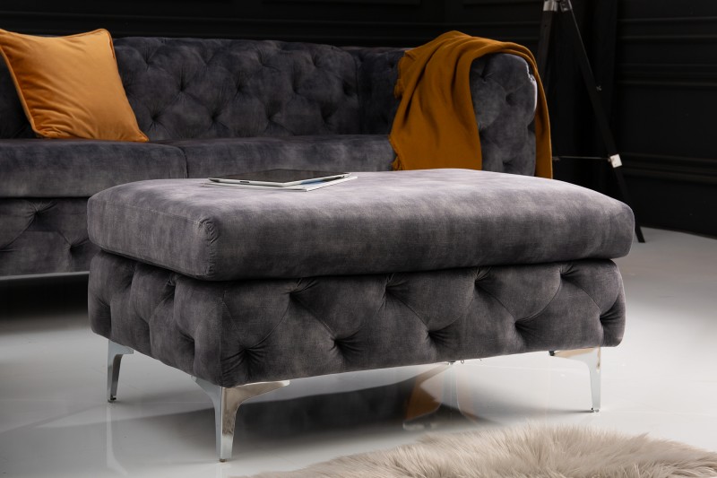 Taburet MODERN BAROCK STOOL DUNKEL