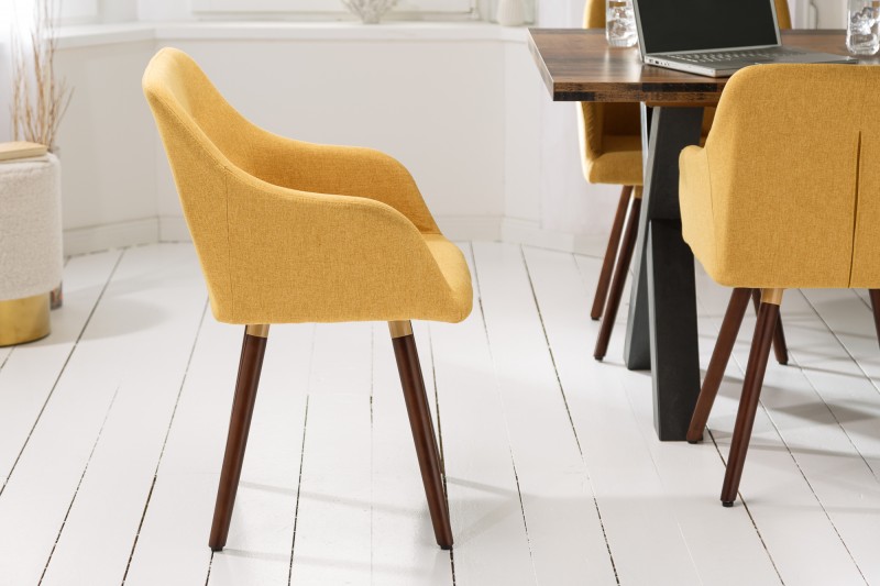 Židle SCANDINAVIA MUSTARD
