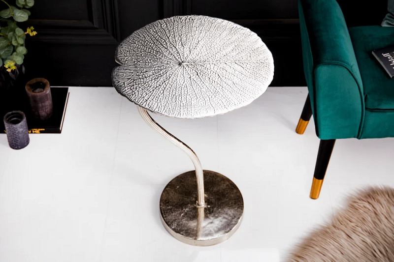 Stolek WATERLILY SILVER
