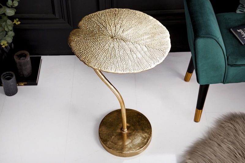 Stolek WATERLILY GOLD