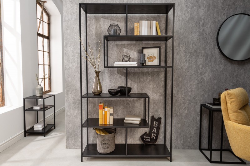 Regál BELIZE BLACK MIDDLE