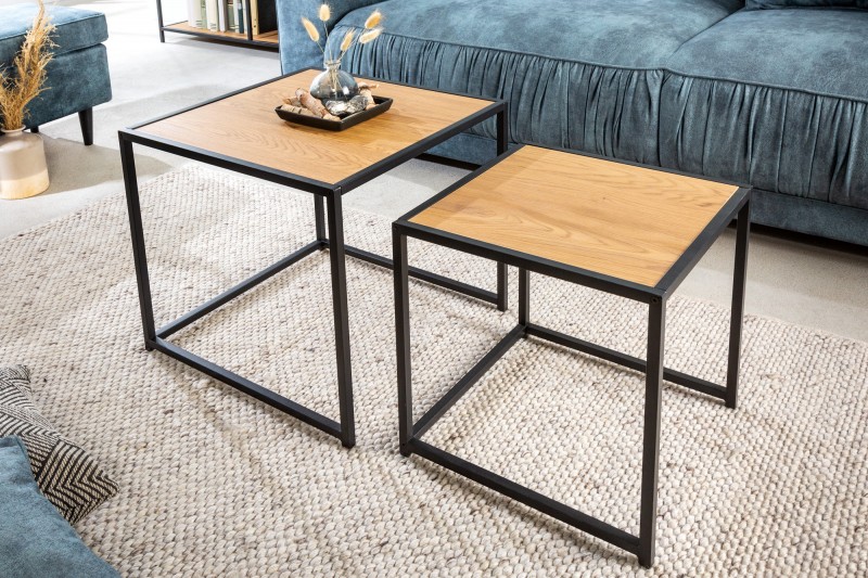 Sada stolků BELIZE OAK SET