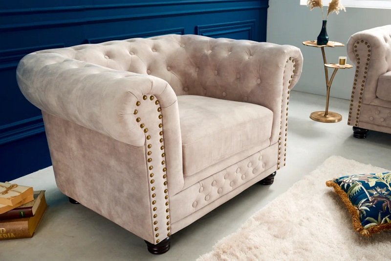 Křeslo CHESTERFIELD CHAMPAGNE