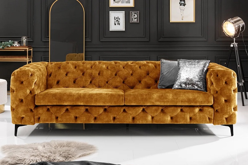 Sedačka MODERN BAROCK MUSTARD