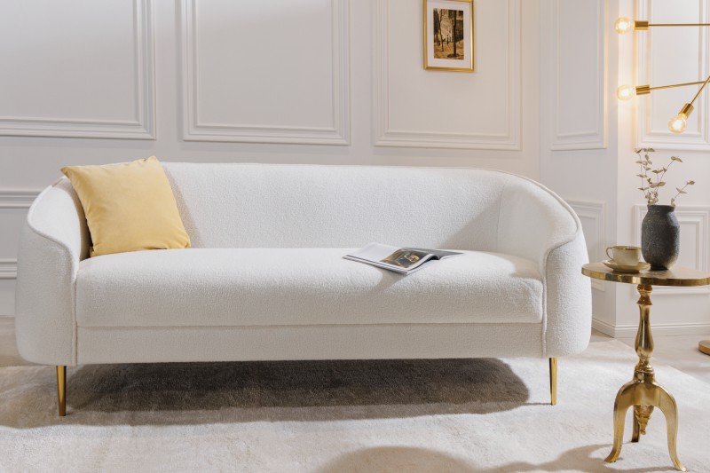 Sedačka DIVO BOUCLE WHITE