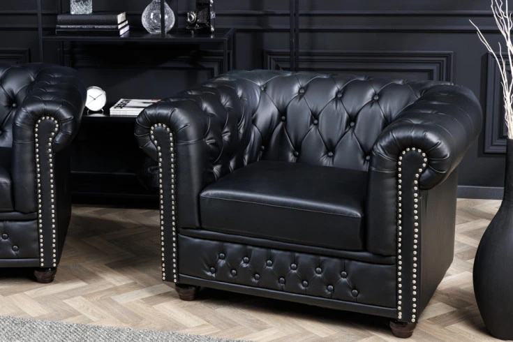 Křeslo CHESTERFIELD BLACK