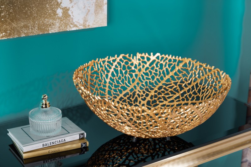 Miska ABSTRACT LEAF GOLD