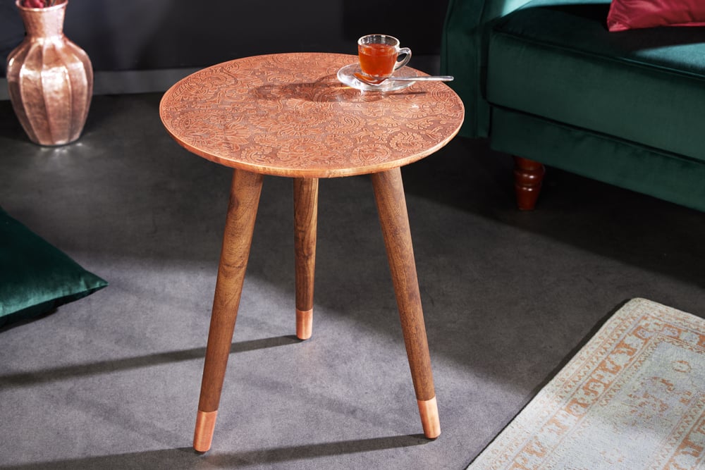Stolek ALCASAR COPPER