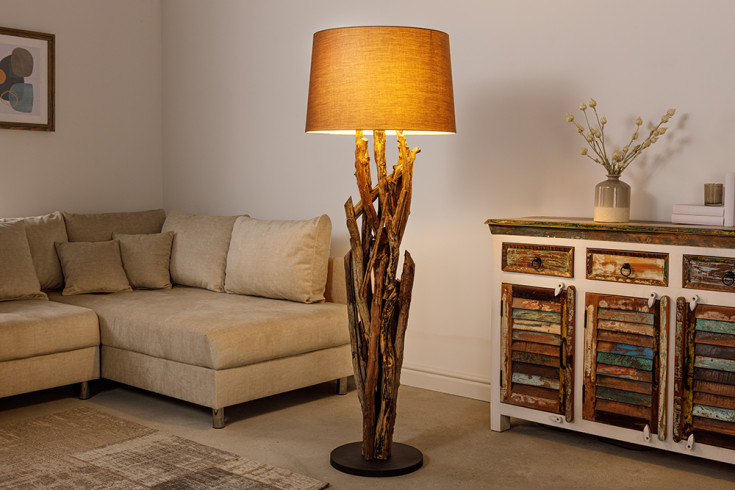 Stojanová lampa Wild Natur Wood Gray