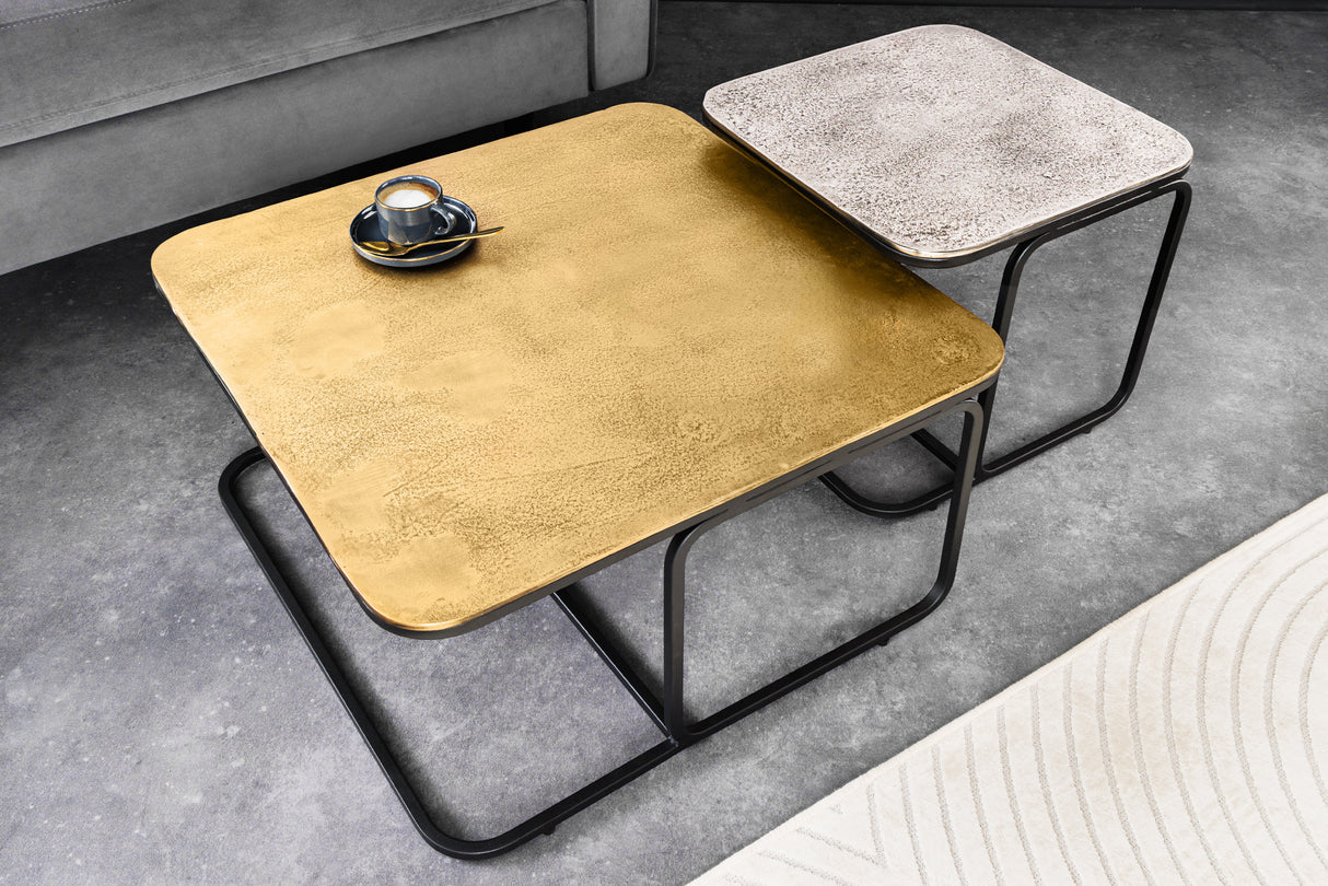 Konferenční stolky Abstract Golden Silver