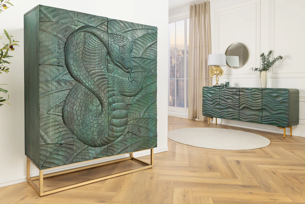 Skříňka Snake Turquoise