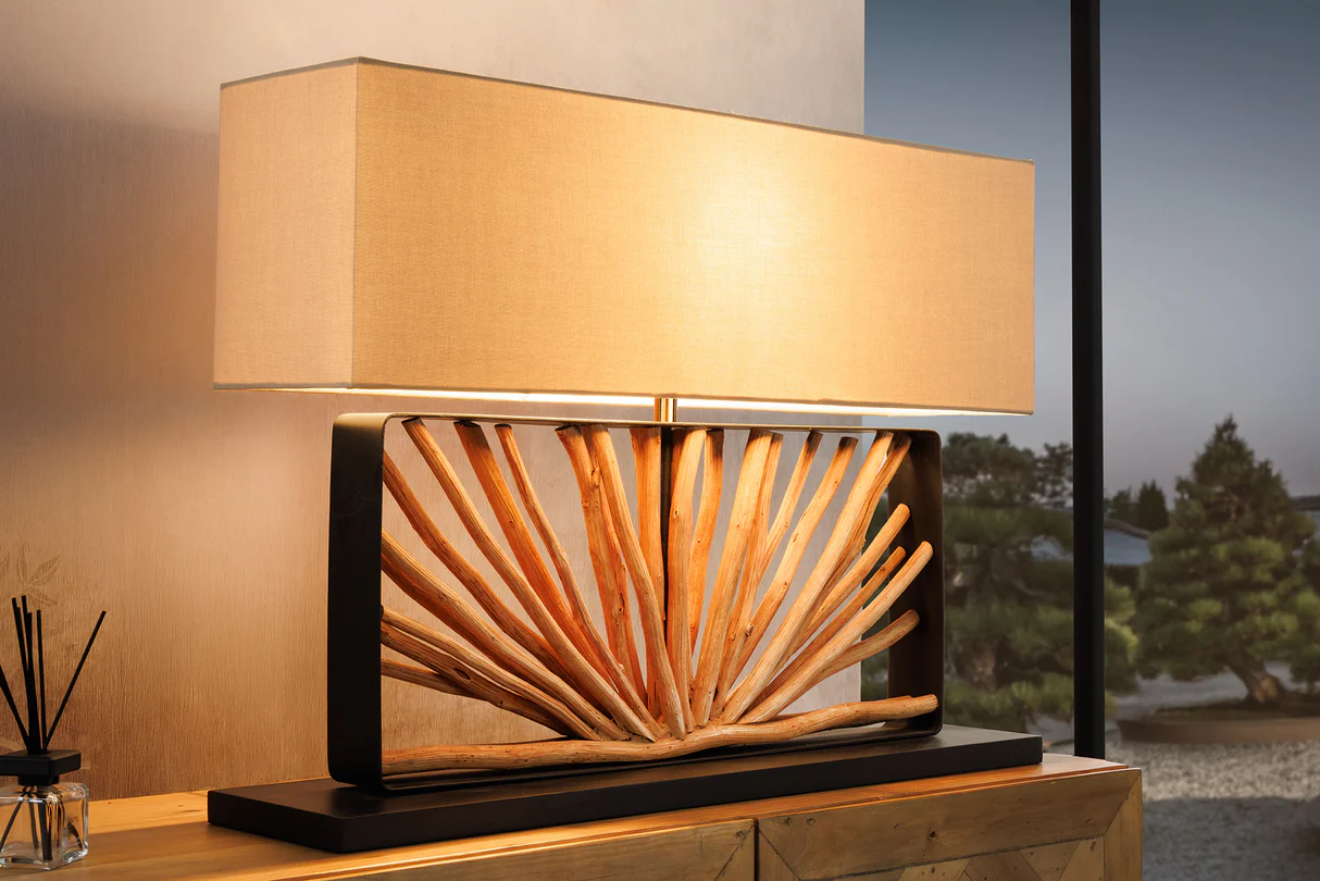 Lampa Logan Wood