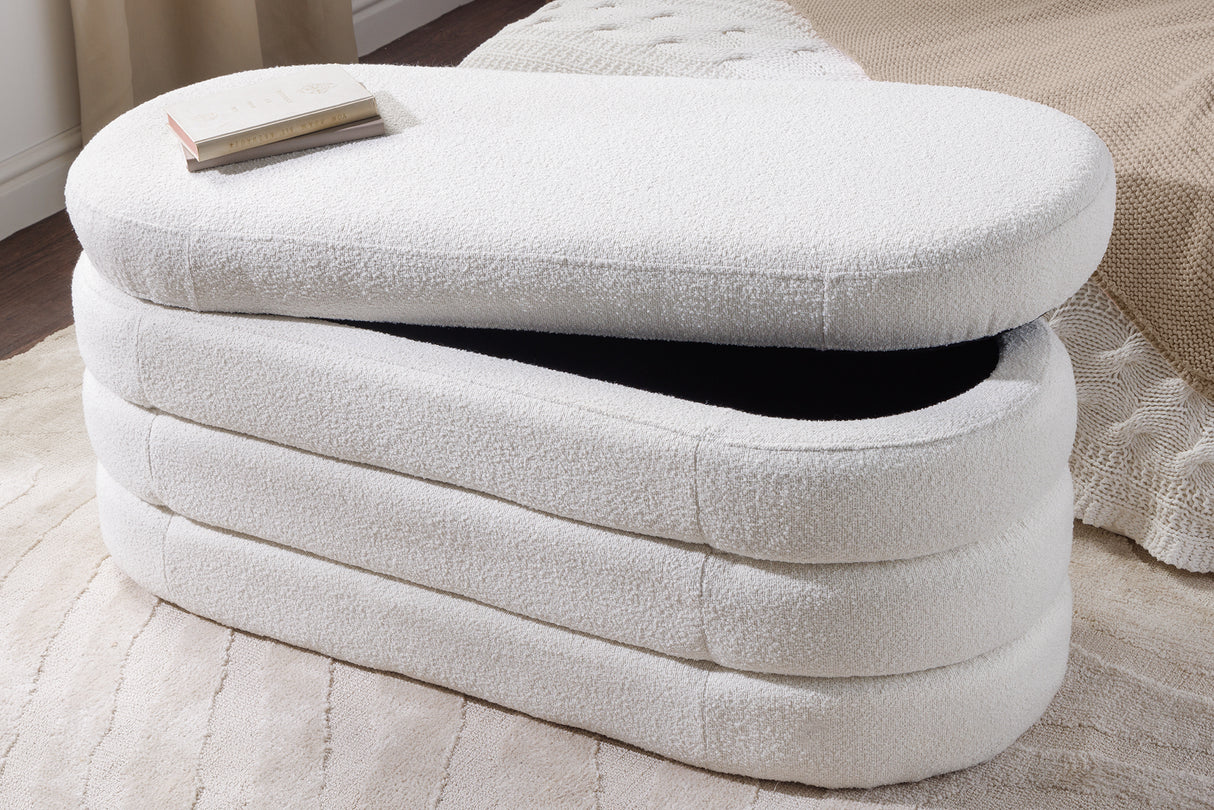 Taburet Vogue Boucle Creme Big