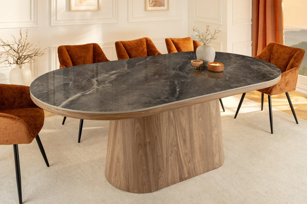 Jídelní stůl Unique Walnut 200