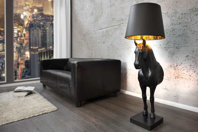 Stojací lampa BLACK HORSE
