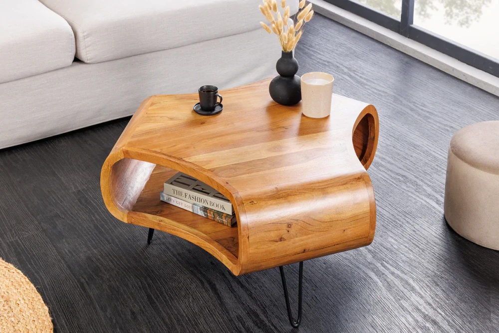Stolek Spin Retro Accacia 70