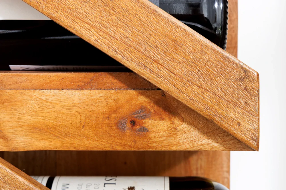 Stojan na láhve Teak Wood