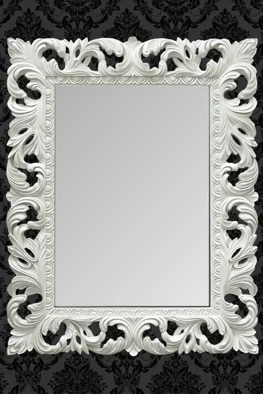 Zrcadlo GLAMOUR WHITE