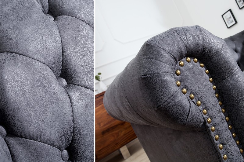 Sedačka CHESTERFIELD 3 GREY