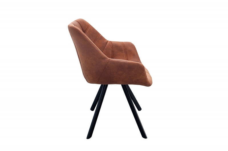 Židle DUTCH BUTTON ANTIK BROWN