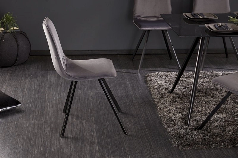 Židle AMBER SAMT GRAY